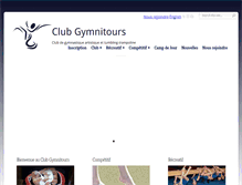 Tablet Screenshot of gymnitours.ca
